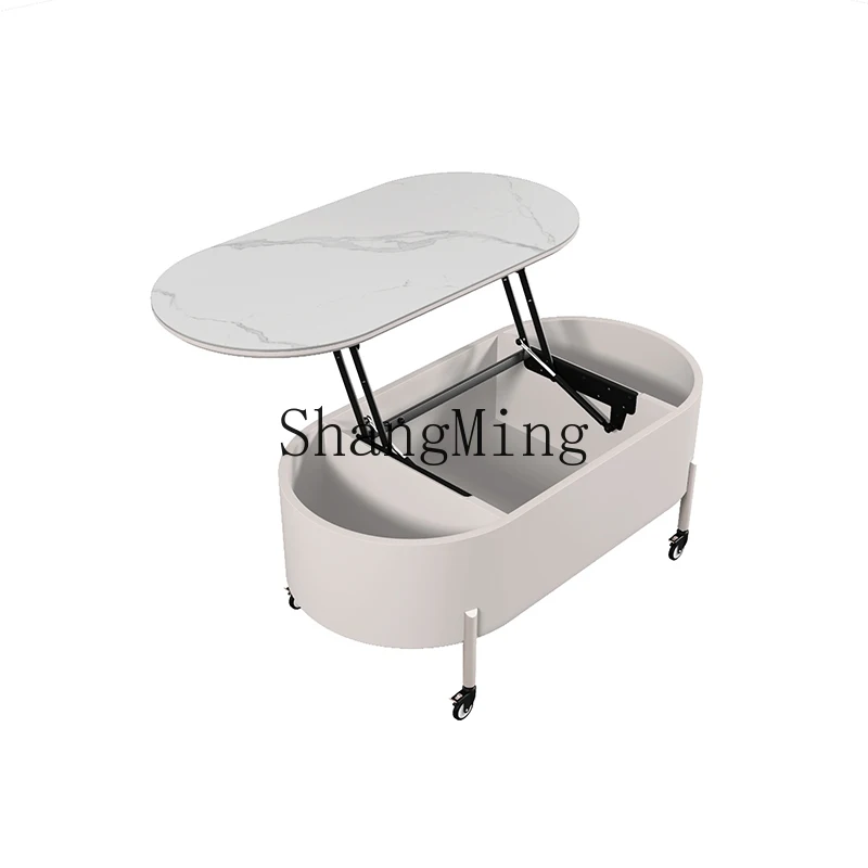 LXY oval lift coffee table living room home removable multi-functional retractable coffee table
LXY oval lift coffee table living room home removable multi-functional retractable coffee table