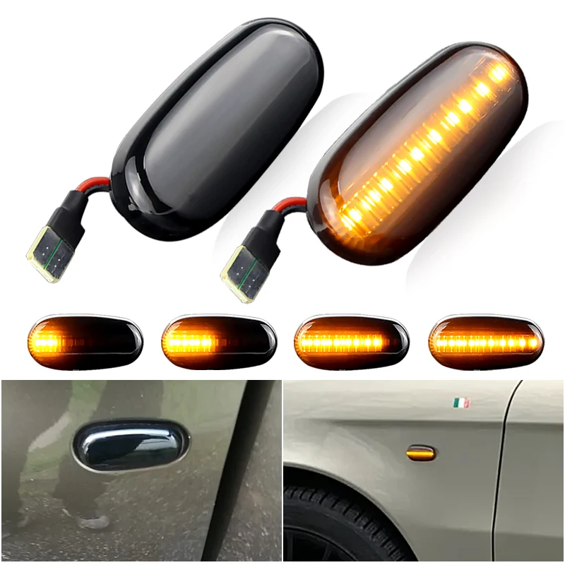 Sequential Flashing LED Turn Signal Side Marker Light Blinker For Alfa Romeo Mito 147 GT 147 pre-facelift For FIAT Bravo II
Sequential Flashing LED Turn Signal Side Marker Light Blinker For Alfa Romeo Mito 147 GT 147 pre-facelift For FIAT Bravo II