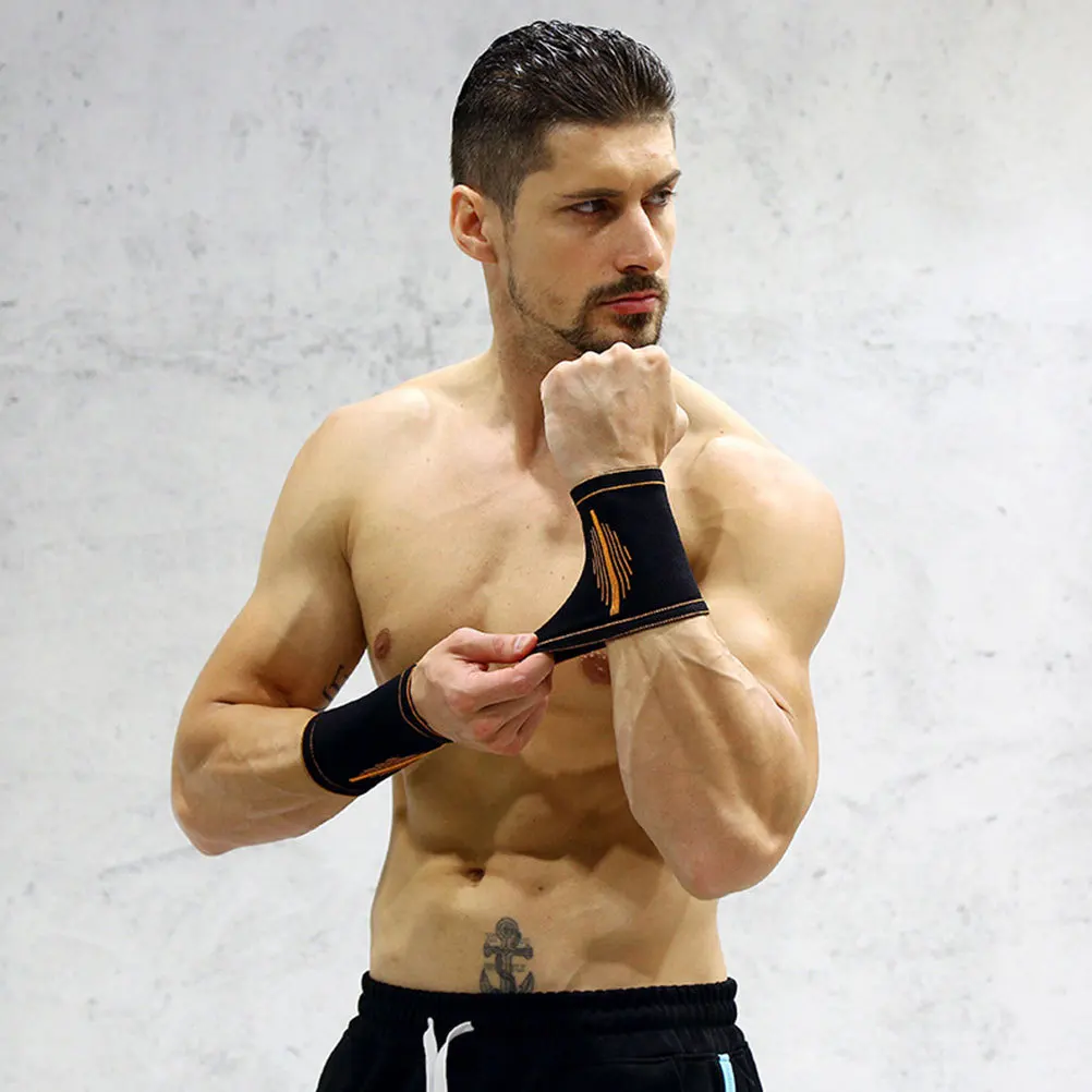 2pcs Elastic Support Sweat Absorption Wristband Protective Wrist Sleeve For Gym Fitness Outdoor Unisex Bracer Nylon Wrist Guard 
2pcs Elastic Support Sweat Absorption Wristband Protective Wrist Sleeve For Gym Fitness Outdoor Unisex Bracer Nylon Wrist Guard