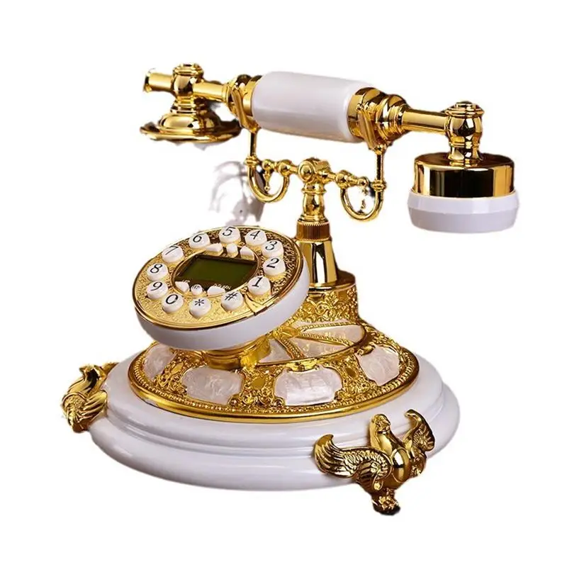 Retro phone landline, European pastoral antique phone idea, gift jade home phone
Retro phone landline, European pastoral antique phone idea, gift jade home phone