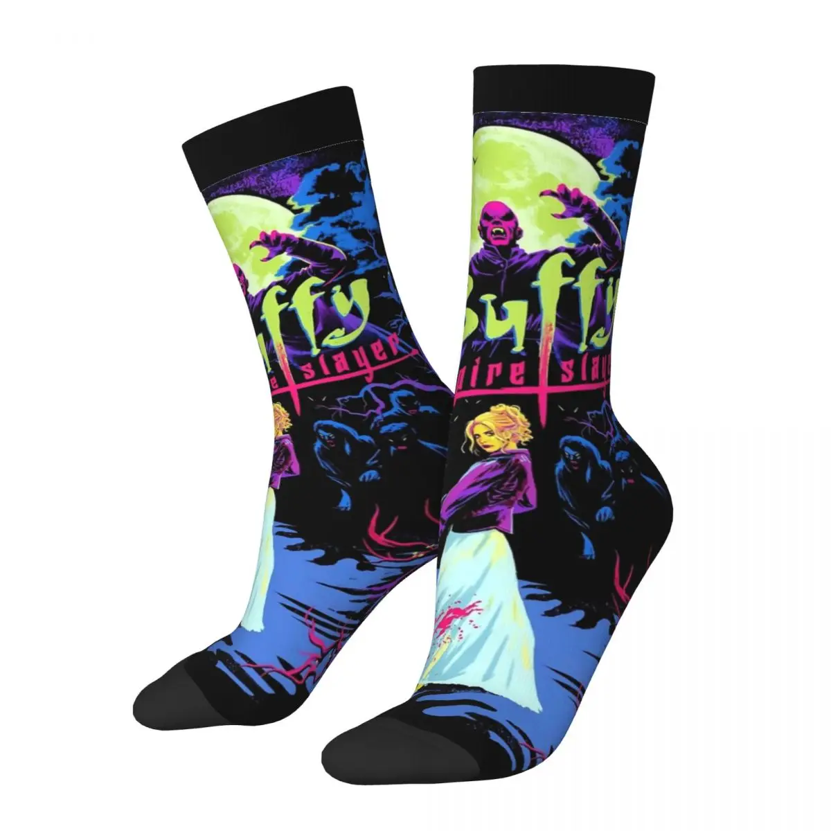 Buffy The Vampires Slayer Socks Men's Women's Funny Happy Horor Movie Socks Harajuku Spring Summer Autumn Winter Socks Gift
Buffy The Vampires Slayer Socks Men's Women's Funny Happy Horor Movie Socks Harajuku Spring Summer Autumn Winter Socks Gift