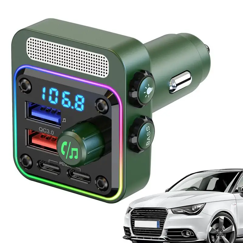 Audio Transmitter For Car Music Stereo Adapter Wireless FM Radio Adapter Car Radio Receiver Fast Charging Multifunctional
Audio Transmitter For Car Music Stereo Adapter Wireless FM Radio Adapter Car Radio Receiver Fast Charging Multifunctional