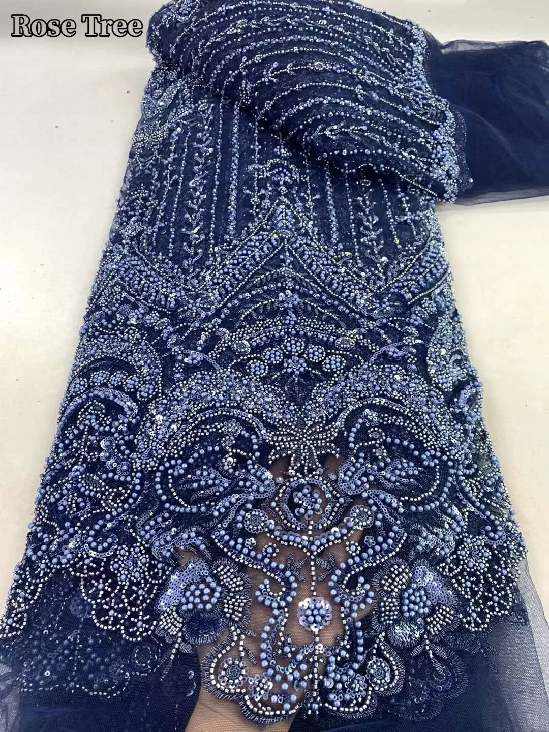 African Groom Lace Fabric 2024 High Quality Nigerian Sequins Beads Lace Fabric French Tulle Lace Fabric for Women Dresses
African Groom Lace Fabric 2024 High Quality Nigerian Sequins Beads Lace Fabric French Tulle Lace Fabric for Women Dresses