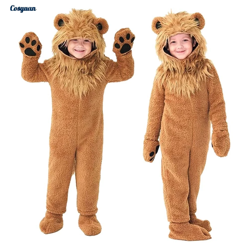 Halloween Cosplay Lion Jumpsuit Performance Clothes Party Disguise Roleplay Halloween Costume Carnival Lion Animal Outfits Suits
Halloween Cosplay Lion Jumpsuit Performance Clothes Party Disguise Roleplay Halloween Costume Carnival Lion Animal Outfits Suits