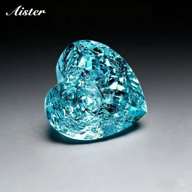Top Heart Shape Cracked Ice Cut Lab Grown Paraiba Tourmaline Gemstone For DIY Jewelry Making Material Selectable AGL Certificate
Top Heart Shape Cracked Ice Cut Lab Grown Paraiba Tourmaline Gemstone For DIY Jewelry Making Material Selectable AGL Certificate