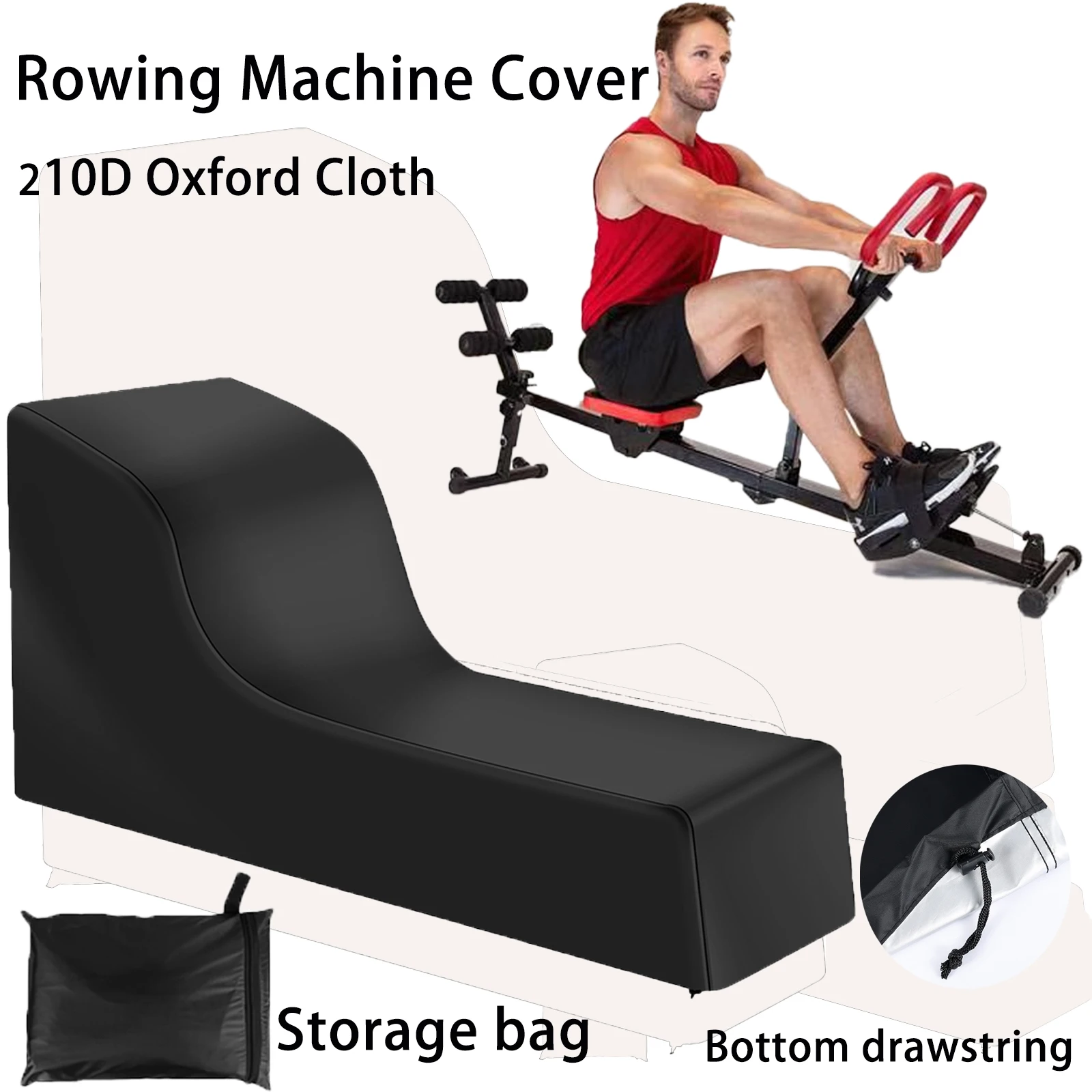 Foldable Rowing Machine Concept 2 Protective Cover With Storage Bag Oxford Cloth Waterproof Dustproof Fitness Equipment Cover
Foldable Rowing Machine Concept 2 Protective Cover With Storage Bag Oxford Cloth Waterproof Dustproof Fitness Equipment Cover