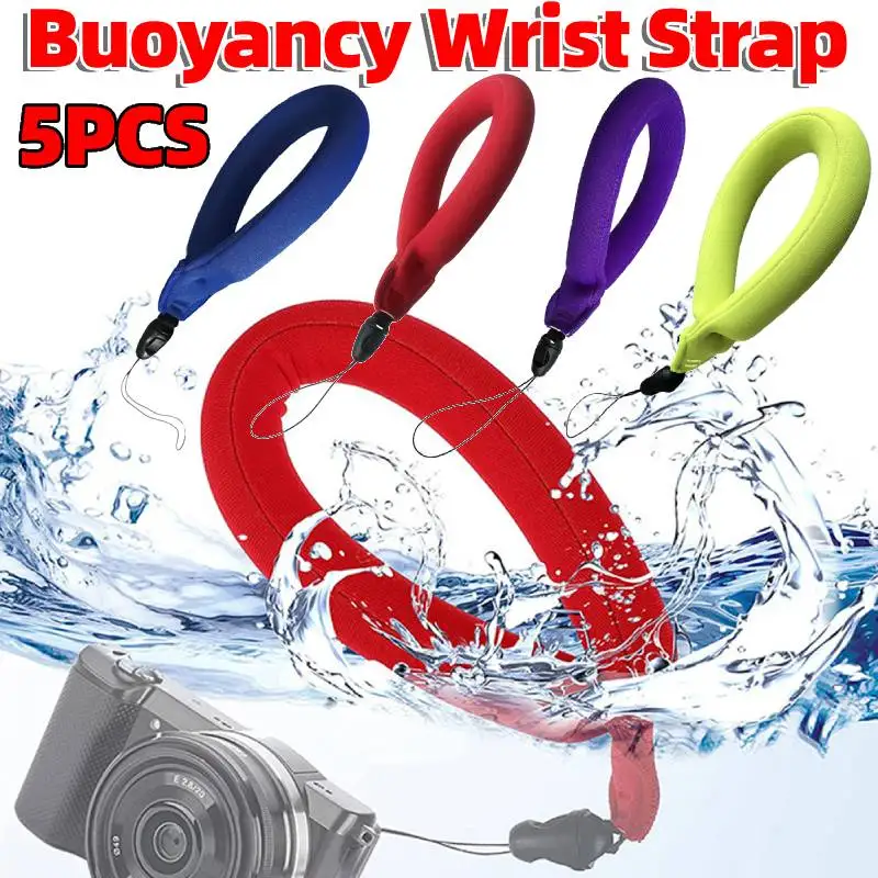 5Pcs 250G Camera Buoyancy Wrist Strap Universal Foam Floating Belt Lightweight Floating Wrist Strap for Fishing Diving Swimming
5Pcs 250G Camera Buoyancy Wrist Strap Universal Foam Floating Belt Lightweight Floating Wrist Strap for Fishing Diving Swimming