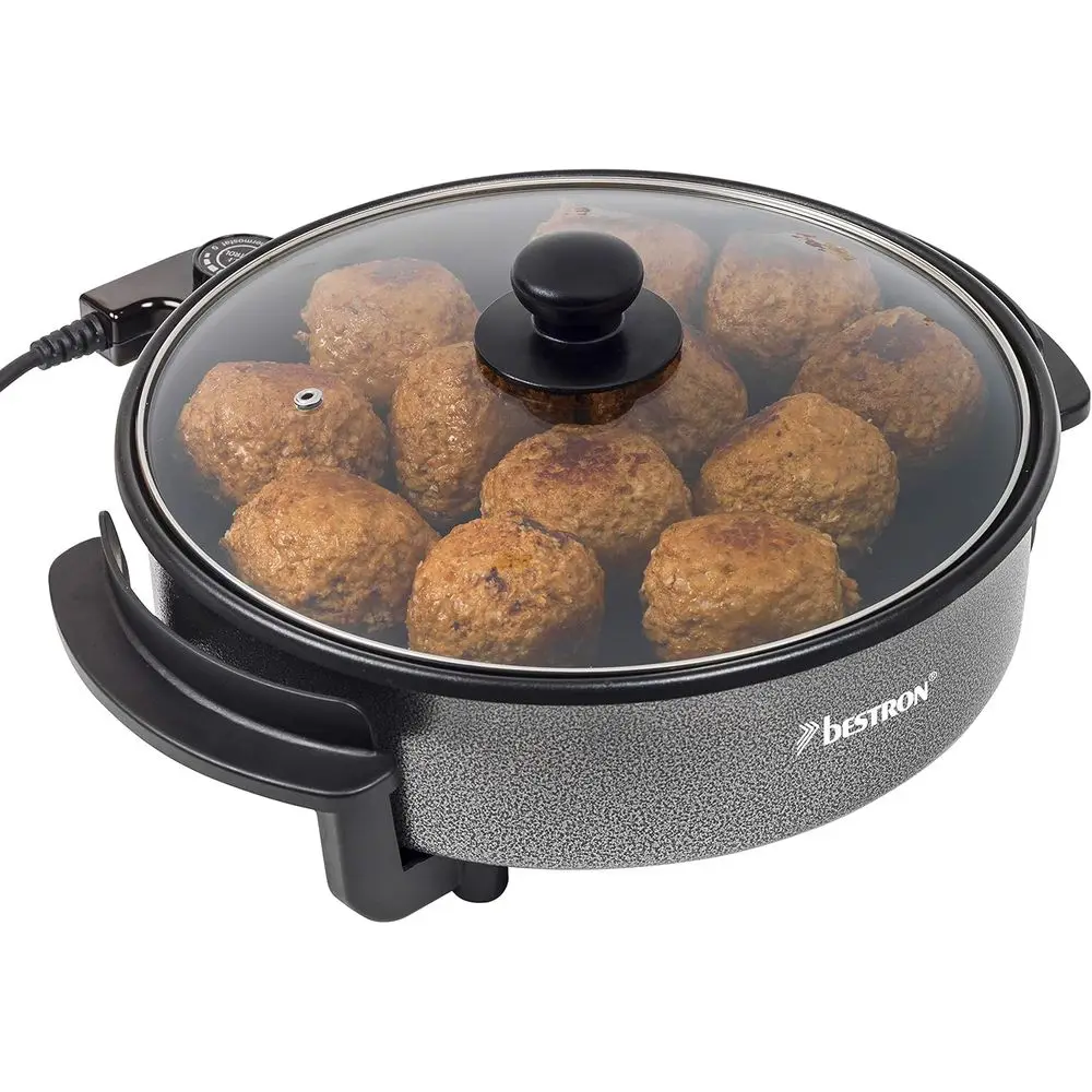 AHP1200 Electric Party Pot with Glass Deck, Non-Stick Snack Pan, 1500W, Black, ø 28.5 cm
AHP1200 Electric Party Pot with Glass Deck, Non-Stick Snack Pan, 1500W, Black, ø 28.5 cm