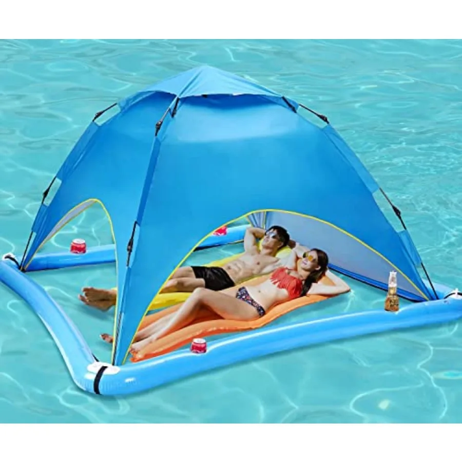 Sun Shade Sails for Swimming Pool2 Person Automatic Pop Up Pool Spa Sun Shelter UPF 50+ UV Protection and Waterproof Floating S
Sun Shade Sails for Swimming Pool2 Person Automatic Pop Up Pool Spa Sun Shelter UPF 50+ UV Protection and Waterproof Floating S
