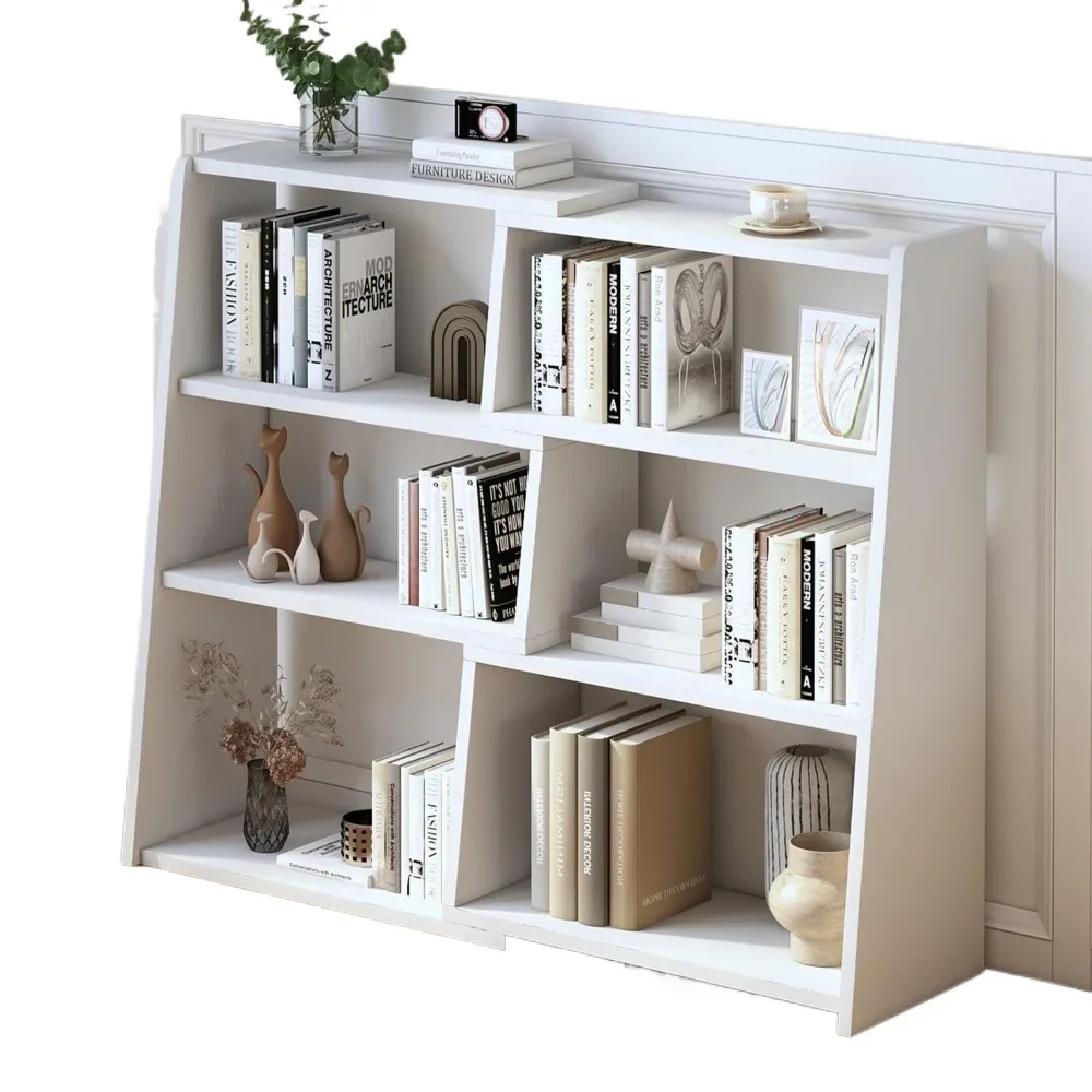 Wooden Extendable Shelf Bookcase - 3-Tier Ladder Low Short Bookshelf for Small Space or Corner, White, S kids bookshelf
Wooden Extendable Shelf Bookcase - 3-Tier Ladder Low Short Bookshelf for Small Space or Corner, White, S kids bookshelf