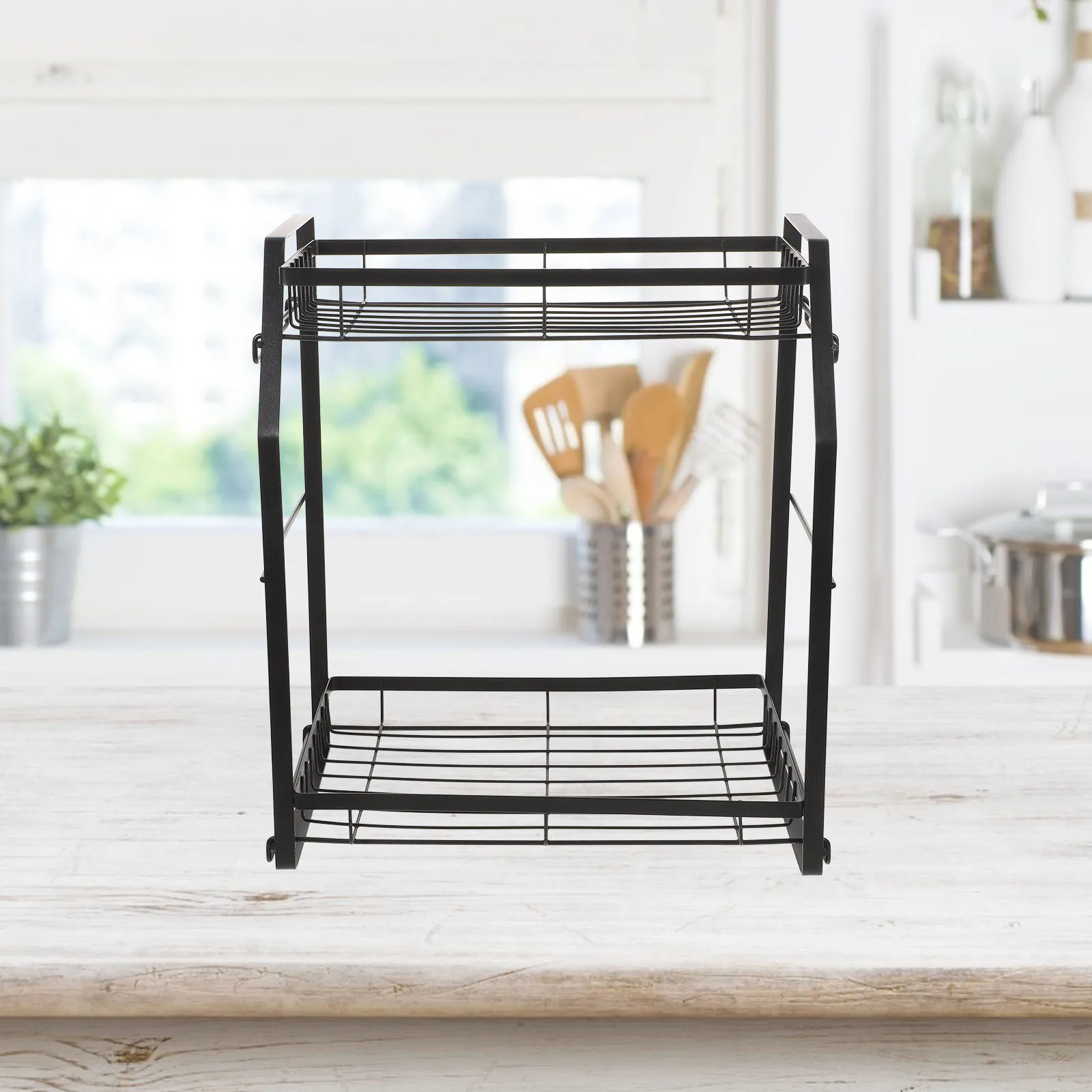 Double Spice Rack Kitchen ganizer Metal Condiment Countertop Bottle Storage Shelf Seasoning Rack Home Storage Utility Double
Double Spice Rack Kitchen ganizer Metal Condiment Countertop Bottle Storage Shelf Seasoning Rack Home Storage Utility Double