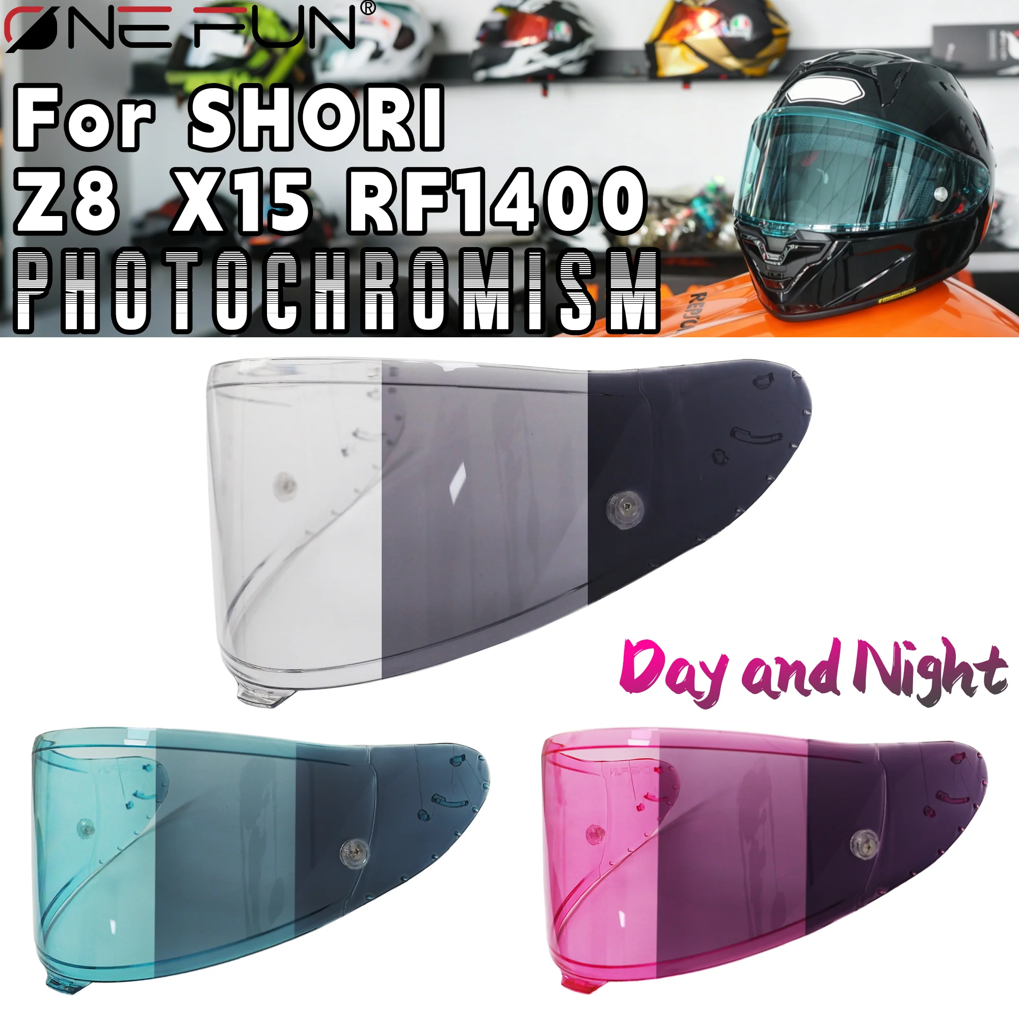 Z8 Sun Visor,Photochromic motorcycle Helmet lens for SHOEI Z8 RF1400 NXR2 X15 XSPR PRO X-Fifteen X-Spirit Prc Replacement shield
Z8 Sun Visor,Photochromic motorcycle Helmet lens for SHOEI Z8 RF1400 NXR2 X15 XSPR PRO X-Fifteen X-Spirit Prc Replacement shield