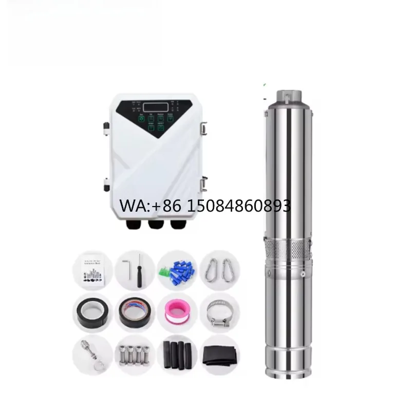 High Lift Solar Borehole Submersible Deep Well Pump With MPPT Controller Farm Village Agricultural Irrigation System
High Lift Solar Borehole Submersible Deep Well Pump With MPPT Controller Farm Village Agricultural Irrigation System