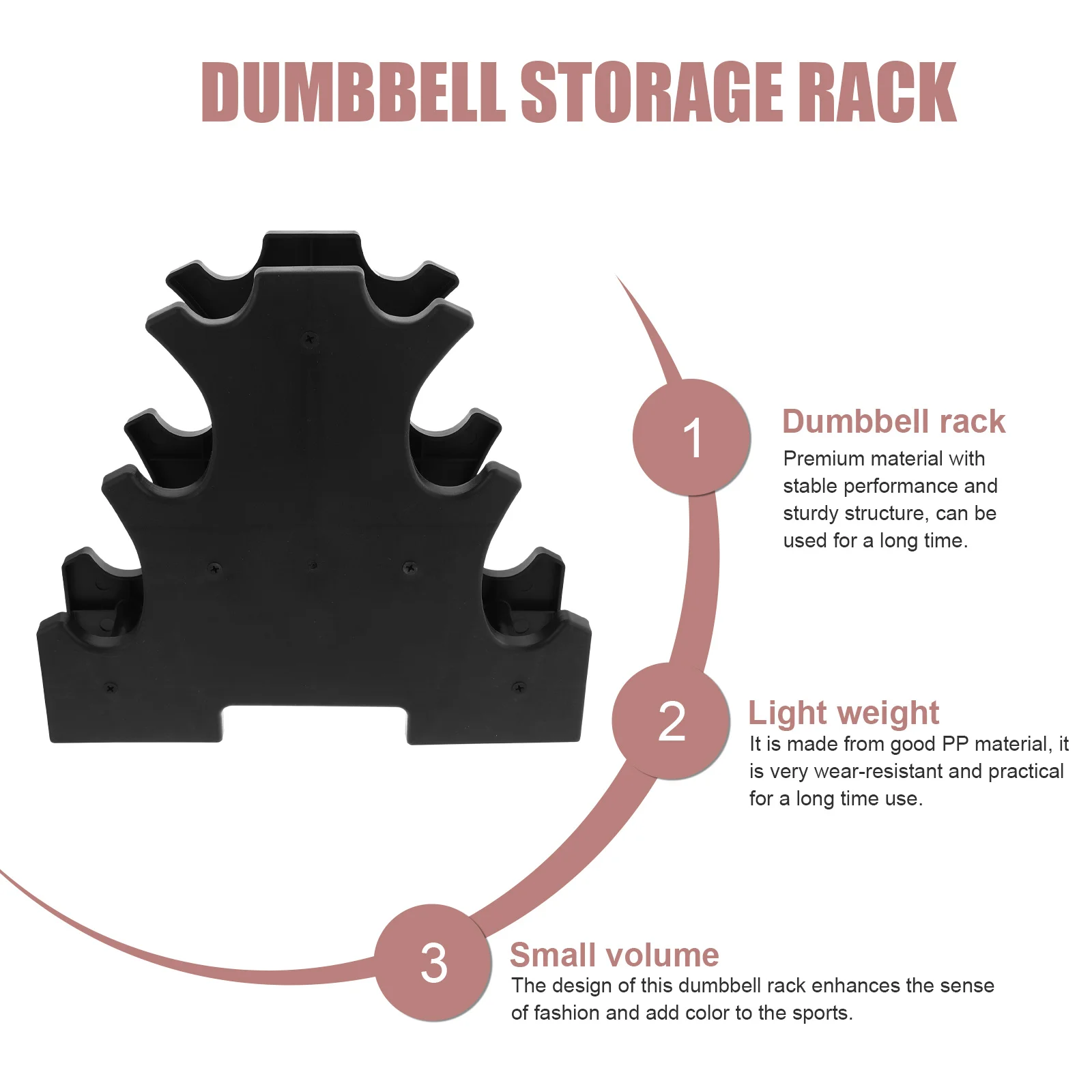 2 Pcs Organization Dumbbell Rack Dumbbells Holder Small for Black Pp Fitness Equipment Storage
2 Pcs Organization Dumbbell Rack Dumbbells Holder Small for Black Pp Fitness Equipment Storage