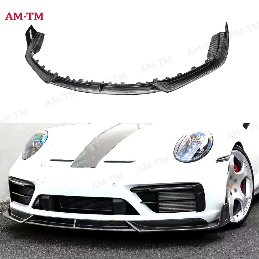 For Porsche 911 992 2022 Car Front Bumper Splitter Front Lip Chin Spoiler Diffuser Carbon Fiber Parts Upgrade Body kit
For Porsche 911 992 2022 Car Front Bumper Splitter Front Lip Chin Spoiler Diffuser Carbon Fiber Parts Upgrade Body kit