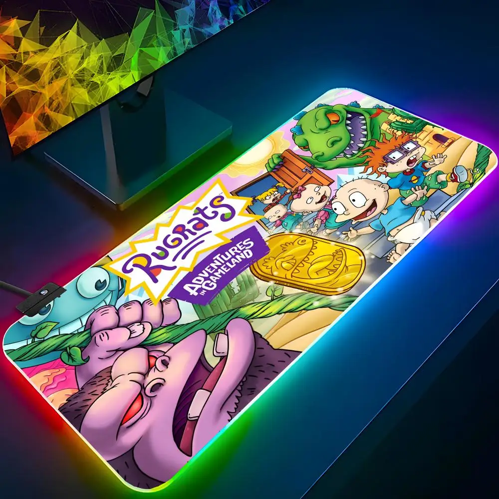 R-Rugrats Mouse Pad RGB Backlit Mouse Pad Laptop Mouse Pad Laptop Gamer Computer Desk Gaming Accessories
R-Rugrats Mouse Pad RGB Backlit Mouse Pad Laptop Mouse Pad Laptop Gamer Computer Desk Gaming Accessories