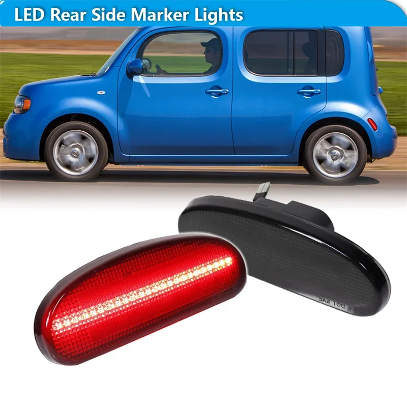 Для NISSAN CUBE 2009 2010 2011 2012 2013 2014 Автомобильный красный светодиодный задний бампер Боковые габаритные фонари дальнего/парковочного освещения Бортовые фонари 12 В 
Для NISSAN CUBE 2009 2010 2011 2012 2013 2014 Автомобильный красный светодиодный задний бампер Боковые габаритные фонари дальнего/парковочного освещения Бортовые фонари 12 В