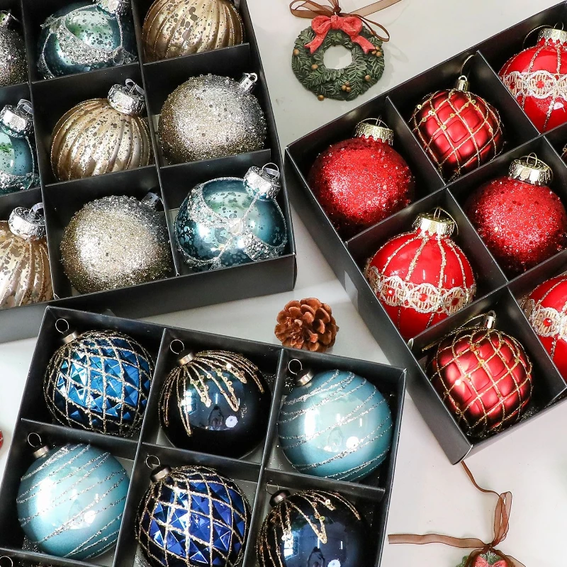 9pcs 8cm Painted Christmas Balls Special-shaped Xmas Decorative Hanging Ornaments Luxury Party Christmas Spheres Pendant 2025
9pcs 8cm Painted Christmas Balls Special-shaped Xmas Decorative Hanging Ornaments Luxury Party Christmas Spheres Pendant 2025