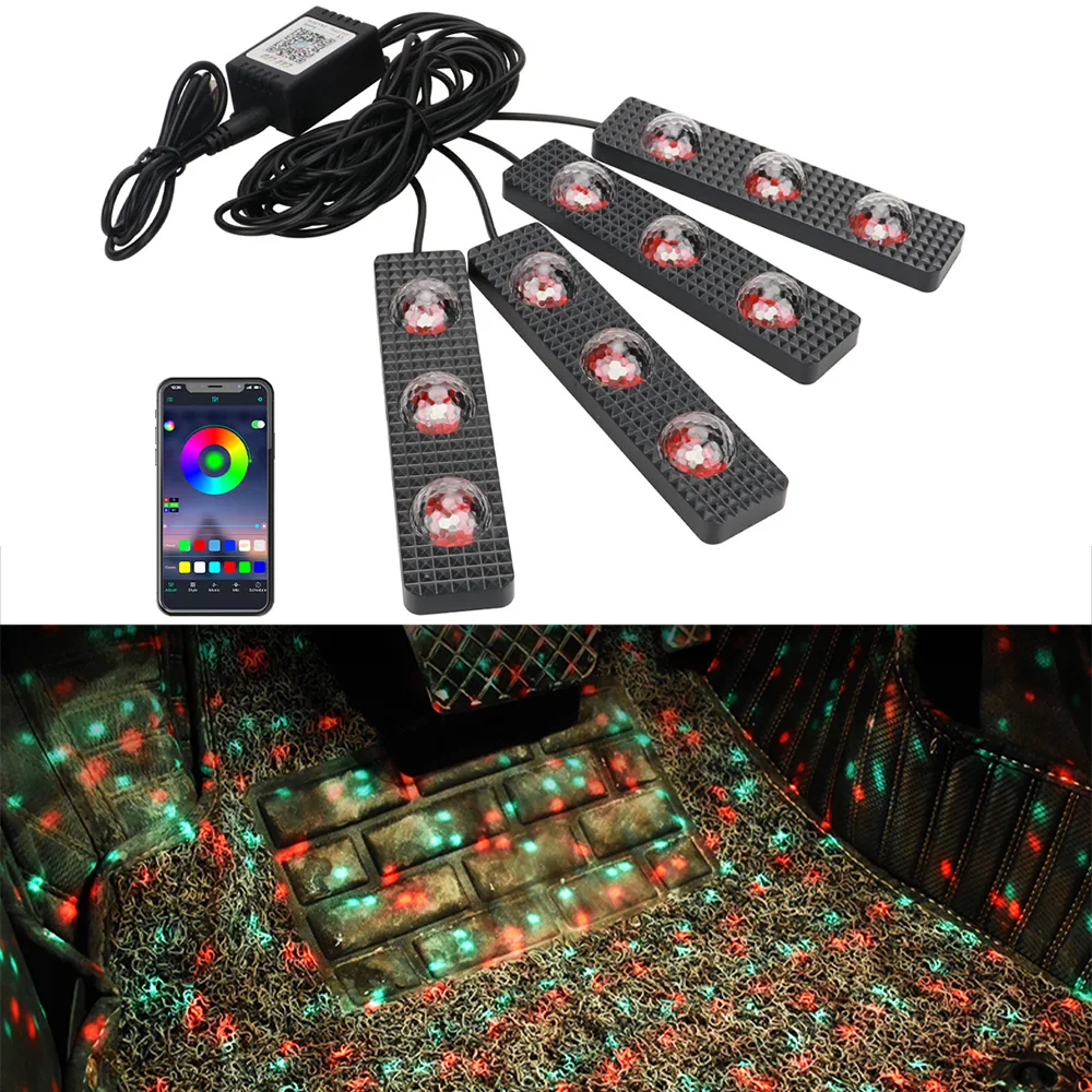 Rgb Mantianxing Светодиодный атмосферный светильник Лампа для ног Светодиодные внутренние фонари Автомобильное окружающее освещение Небо, полное звезд Внутреннее освещение
Rgb Mantianxing Светодиодный атмосферный светильник Лампа для ног Светодиодные внутренние фонари Автомобильное окружающее освещение Небо, полное звезд Внутреннее освещение