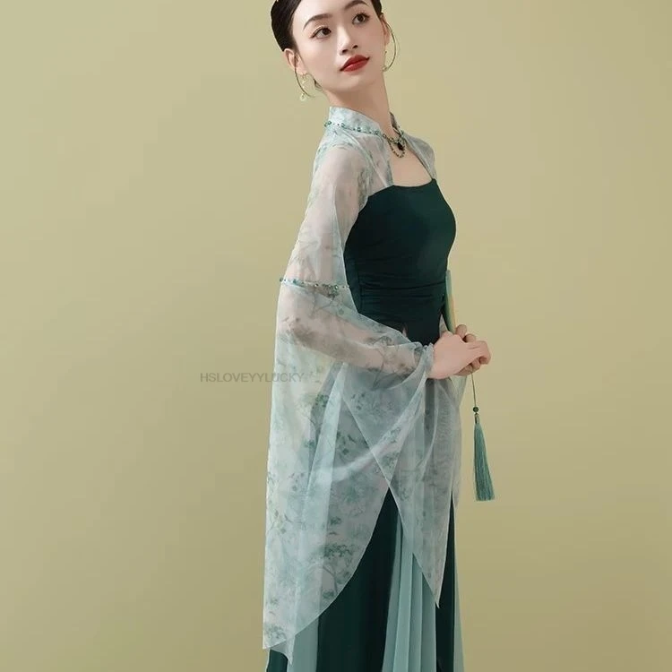 Classical Dance Qipao Elastic Waist-Slimming Clothing Improved Chinese Performance Outfit Dance Retro Stretch Skirt-Pants Set
Classical Dance Qipao Elastic Waist-Slimming Clothing Improved Chinese Performance Outfit Dance Retro Stretch Skirt-Pants Set