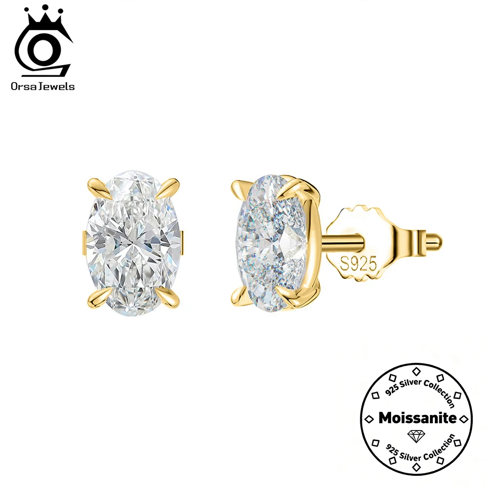 ORSA JEWELS Daily 0.5-3CT Moissanite Studs Earrings for Women S925 Silver D Color VVS Bride Wedding Diamond Studs Ear GRA SMOE02
ORSA JEWELS Daily 0.5-3CT Moissanite Studs Earrings for Women S925 Silver D Color VVS Bride Wedding Diamond Studs Ear GRA SMOE02