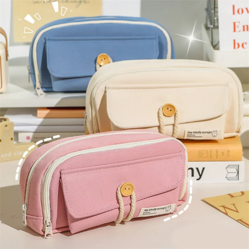 Pencil Case Large Capacity Home Pouch Handheld Pen Bag Cosmetic Portable Gift For Office School Teen Girl Boy Men Women Adult
Pencil Case Large Capacity Home Pouch Handheld Pen Bag Cosmetic Portable Gift For Office School Teen Girl Boy Men Women Adult