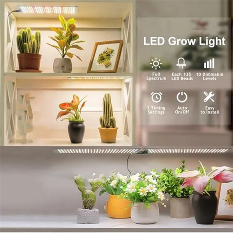 LED Grow Light Indoor Grow Light Full Spectrum Grow Light Indoor Shelf Light LED Fill Light EU Plug-ABQU
LED Grow Light Indoor Grow Light Full Spectrum Grow Light Indoor Shelf Light LED Fill Light EU Plug-ABQU
