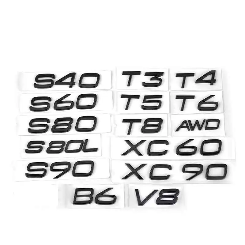 Car Stying 3D AWD T3 T5 T6 T8 Logo Emblem Badge Decal Car Sticker for Volvo C30 V40 V60 S40 S60 XC60 XC90 XC40 S80 S90 S80 S60
Car Stying 3D AWD T3 T5 T6 T8 Logo Emblem Badge Decal Car Sticker for Volvo C30 V40 V60 S40 S60 XC60 XC90 XC40 S80 S90 S80 S60