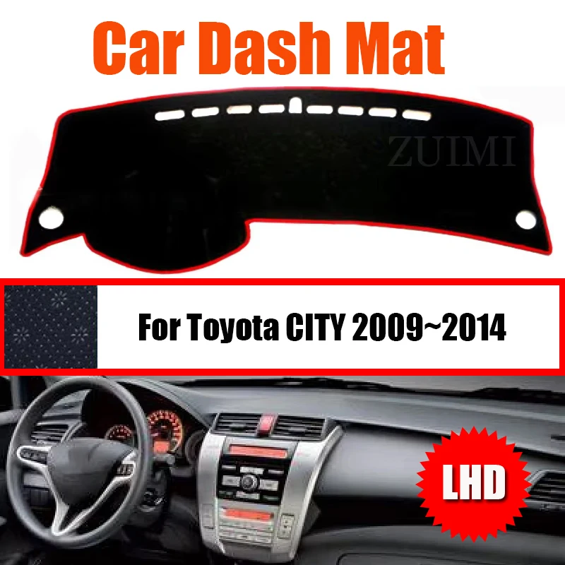 ZUIMI Dashboard Cover Dash Mat Dashmat Dash Board Cover Pad Sun Shade For Toyota CITY 2009~2014 LHD
ZUIMI Dashboard Cover Dash Mat Dashmat Dash Board Cover Pad Sun Shade For Toyota CITY 2009~2014 LHD