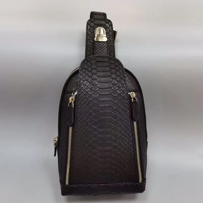 2026 Natural snake skin men chest bag,handbag, shoulder bag PDD004
2026 Natural snake skin men chest bag,handbag, shoulder bag PDD004