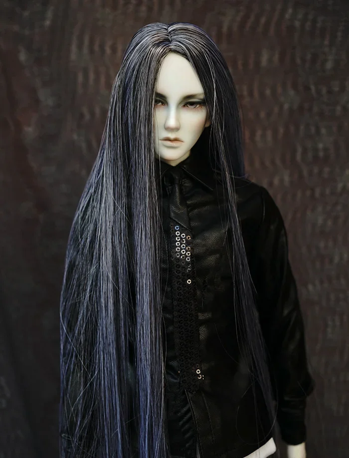 D01-P224 children handmade toy 1/4 1/3 1/6 Doll Accessories BJD/SD doll wig Medium long straight black silver color
D01-P224 children handmade toy 1/4 1/3 1/6 Doll Accessories BJD/SD doll wig Medium long straight black silver color