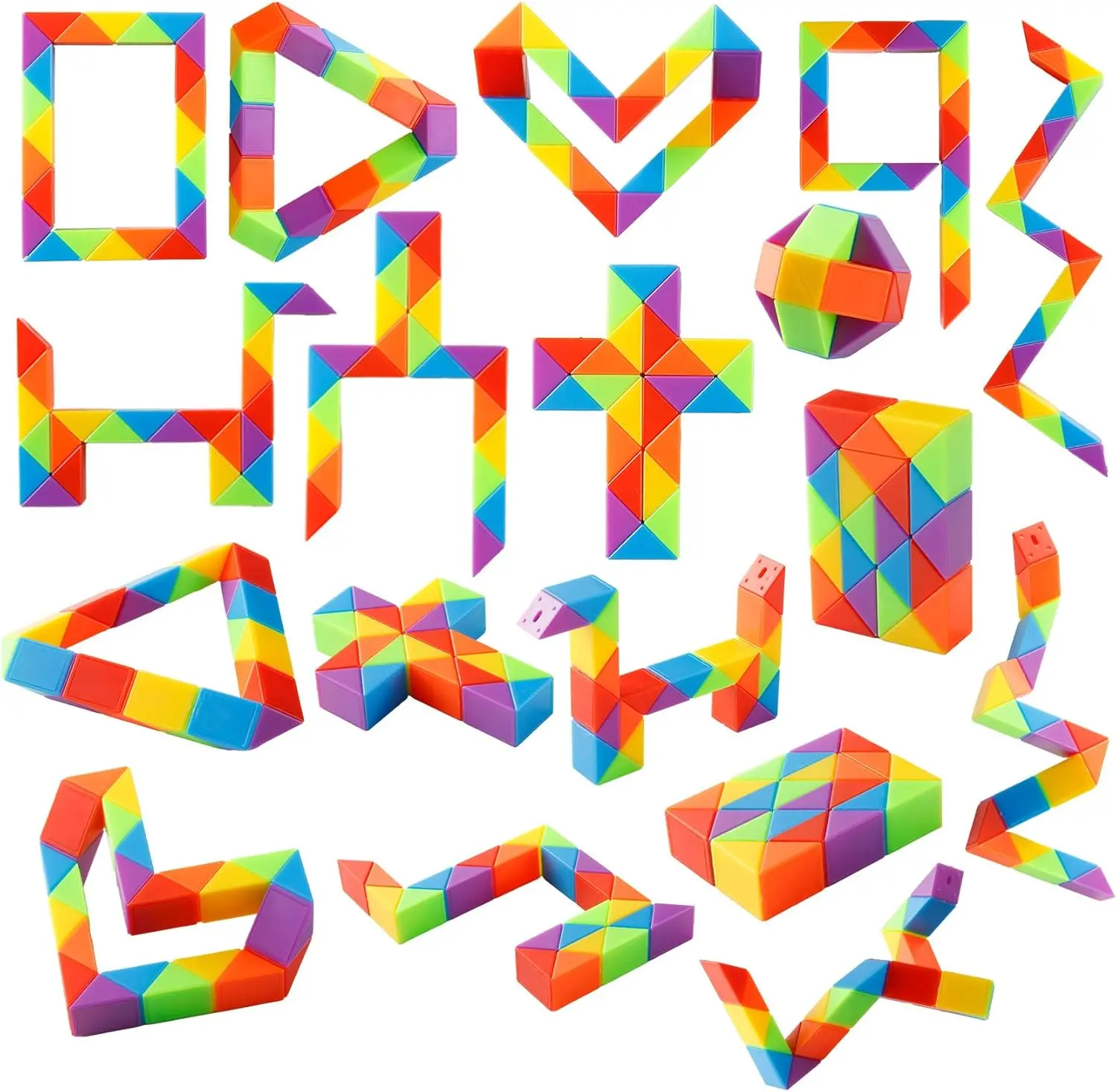 Набор из 12 кубиков-головоломок «Радужная змея» для детских праздников, подарков на Рождество и школьных призов
Набор из 12 кубиков-головоломок «Радужная змея» для детских праздников, подарков на Рождество и школьных призов