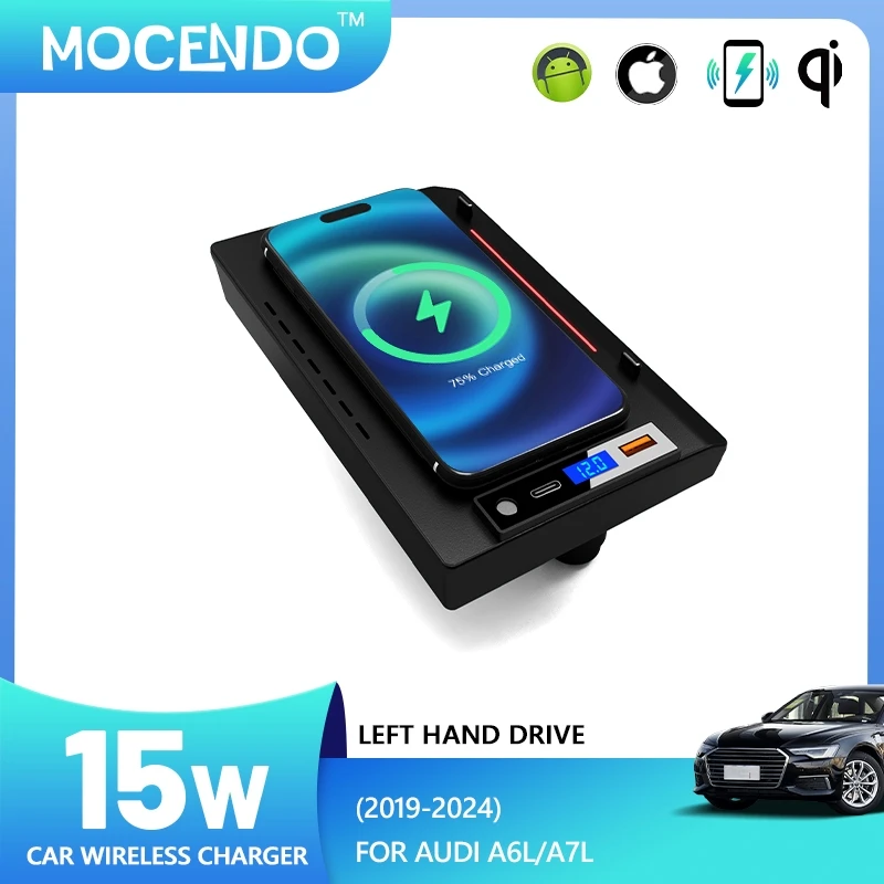 Charging Wireless For Audi A6L A7L 2019-2024 LHD Car Wireless Charger 15W Fast Charging Card Slot Charging Board cars tools
Charging Wireless For Audi A6L A7L 2019-2024 LHD Car Wireless Charger 15W Fast Charging Card Slot Charging Board cars tools