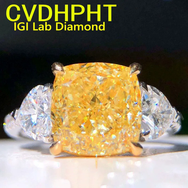 14k White Gold Ring Lab Grown Yellow diamond 3Ct Cushion Cut Ring Wedding &Engagement Ring party gift
14k White Gold Ring Lab Grown Yellow diamond 3Ct Cushion Cut Ring Wedding &Engagement Ring party gift