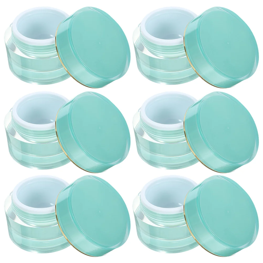 6pcs Acrylic Cream Jars Small Portable Travel Containers Leak Proof Refillable Empty Bottles Storage
6pcs Acrylic Cream Jars Small Portable Travel Containers Leak Proof Refillable Empty Bottles Storage