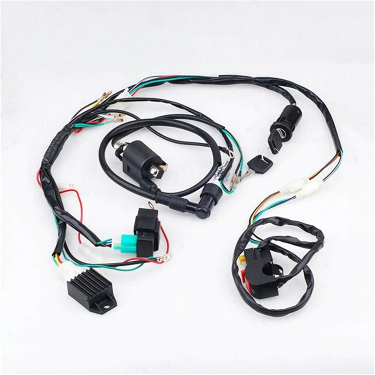 Wiring Harness CDI Ignition Coil Kit for 50cc 70cc New Arrivals cle Circuit Ignition
Wiring Harness CDI Ignition Coil Kit for 50cc 70cc New Arrivals cle Circuit Ignition