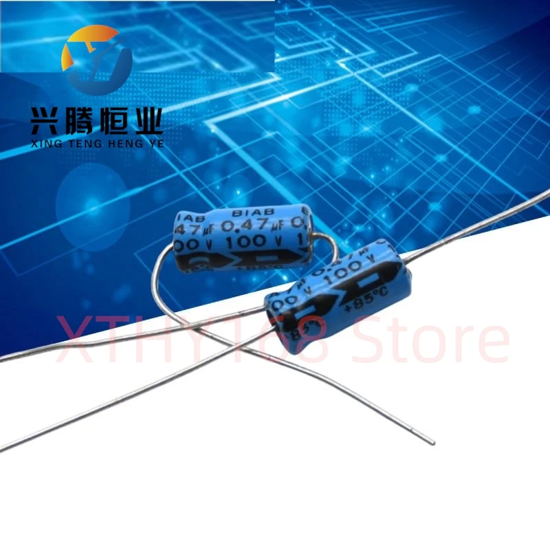 10PCS 0.47UF Horizontal axial polarized aluminum electrolytic capacitor 100V 0.47UF 6X12MM
10PCS 0.47UF Horizontal axial polarized aluminum electrolytic capacitor 100V 0.47UF 6X12MM