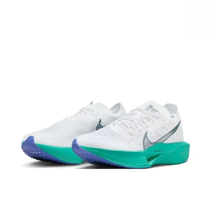 Nike ZoomX Vaporfly NEXT% 3, белый, зеленый, марафон, карбоновая пластина, амортизация, защита от ударов, мужские и женские кроссовки DV4129-102
Nike ZoomX Vaporfly NEXT% 3, белый, зеленый, марафон, карбоновая пластина, амортизация, защита от ударов, мужские и женские кроссовки DV4129-102