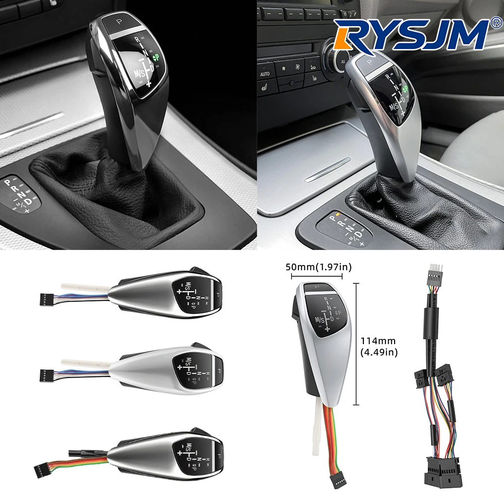 LED Gear Shift Knob Shifter Lever For BMW 1 3 5 6 7 x1 x3 x5 z4 E81 E82 E87 E88 89 E46 E90 ABS Material Easy Tool Installation
LED Gear Shift Knob Shifter Lever For BMW 1 3 5 6 7 x1 x3 x5 z4 E81 E82 E87 E88 89 E46 E90 ABS Material Easy Tool Installation