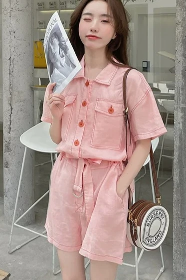 Summer Women's Denim Jumpsuit Loose Jumpsuit Shorts
Summer Women's Denim Jumpsuit Loose Jumpsuit Shorts