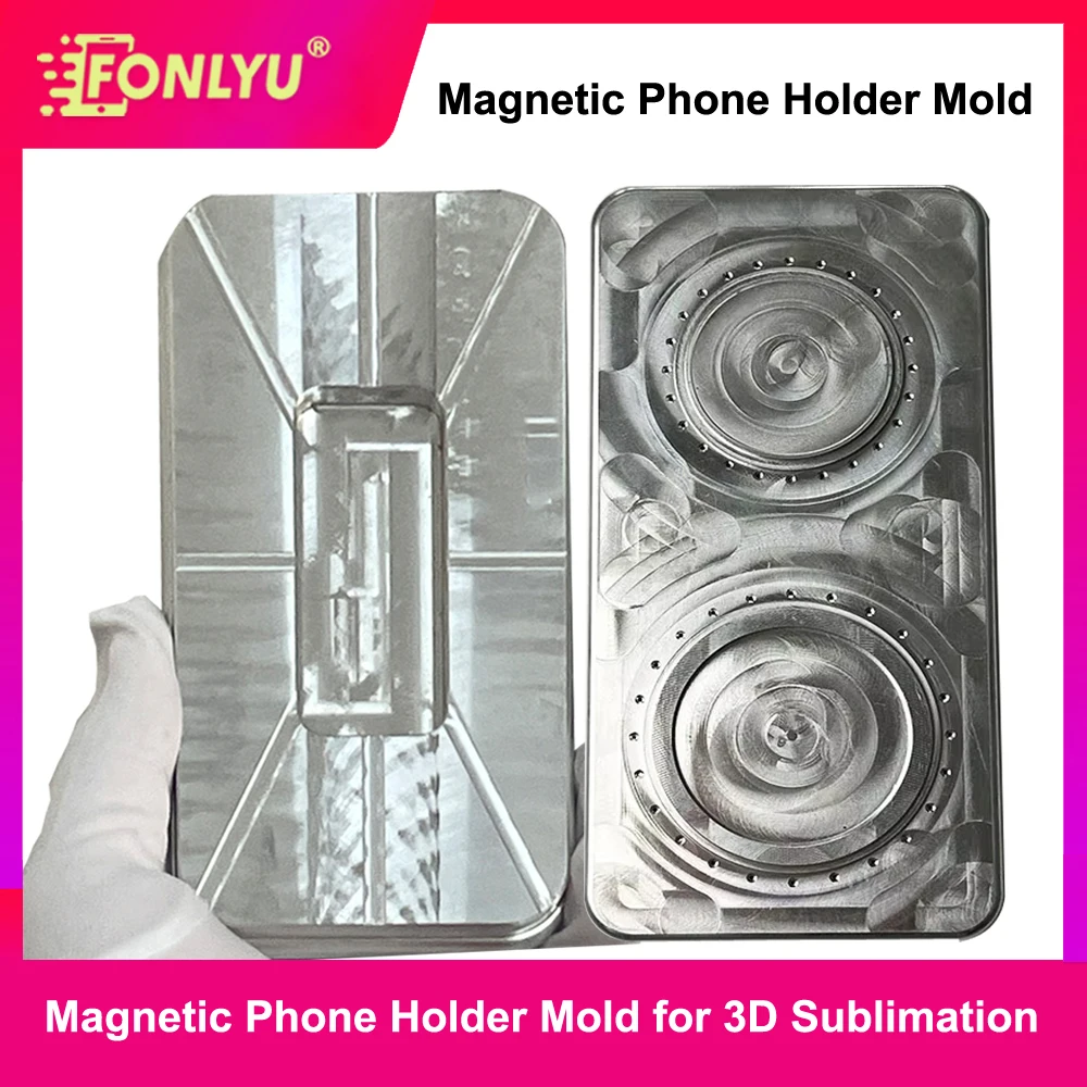 FONLYU 3D Sublimation Mold For Magnetic Phone Retractable Holder Heat Transfer Machine Use DIY Printing Personalized Covers
FONLYU 3D Sublimation Mold For Magnetic Phone Retractable Holder Heat Transfer Machine Use DIY Printing Personalized Covers