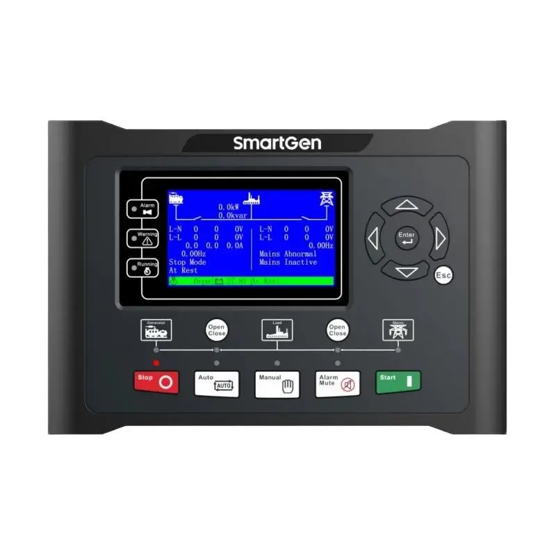 Оригинальный контроллер SmartGen HGM9620 AMF, дизельный генератор, пульт дистанционного управления, модуль панели управления с интерфейсом RS485 CAN
Оригинальный контроллер SmartGen HGM9620 AMF, дизельный генератор, пульт дистанционного управления, модуль панели управления с интерфейсом RS485 CAN