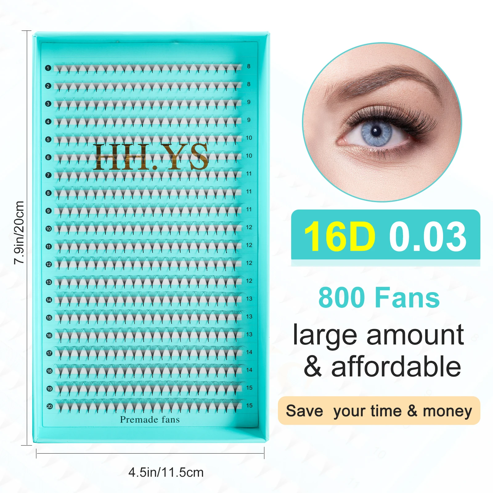 800 Fans 16D 0.03 Thin Roots Slim Base Premade Fans Lash Medium Stem Sharp Pointy Base Premade Volume Fans Eyelash Extensions
800 Fans 16D 0.03 Thin Roots Slim Base Premade Fans Lash Medium Stem Sharp Pointy Base Premade Volume Fans Eyelash Extensions