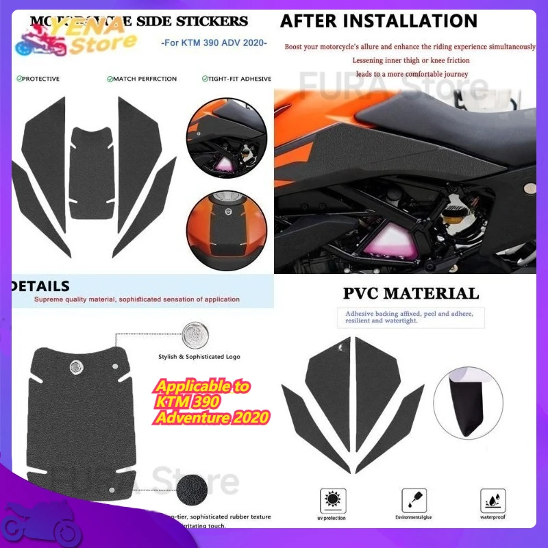 Applicable to KTM 390 Adventure 2020-ON Motorcycle Body Sticker Fishbone Wear Resistant Slipproof Fuel Tank Sticker
Applicable to KTM 390 Adventure 2020-ON Motorcycle Body Sticker Fishbone Wear Resistant Slipproof Fuel Tank Sticker