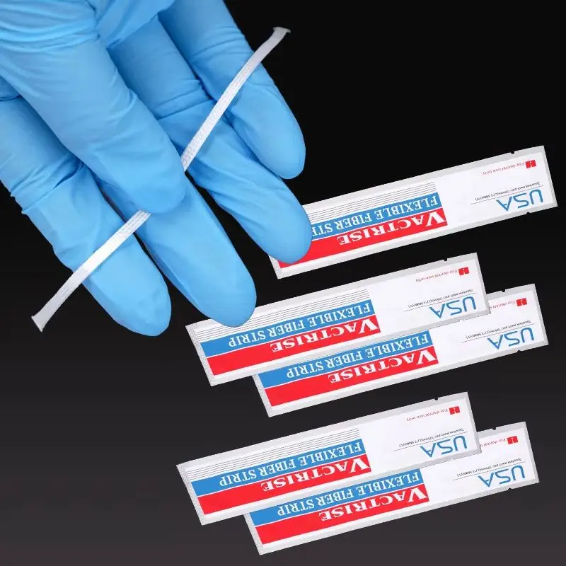 7pcs Dental Flexible Fiber Strip Glass Fiber Strip Splint Light-Resin Loose Tooth Fixation Cure Bonding Strips
7pcs Dental Flexible Fiber Strip Glass Fiber Strip Splint Light-Resin Loose Tooth Fixation Cure Bonding Strips