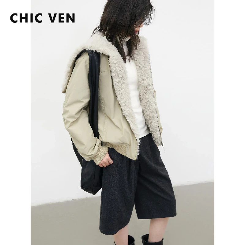 Новая женская укороченная куртка CHIC VEN: однотонная, с капюшоном, свободного кроя, повседневная, теплая, стеганая. Одежда для осени и зимы 2026.
Новая женская укороченная куртка CHIC VEN: однотонная, с капюшоном, свободного кроя, повседневная, теплая, стеганая. Одежда для осени и зимы 2026.