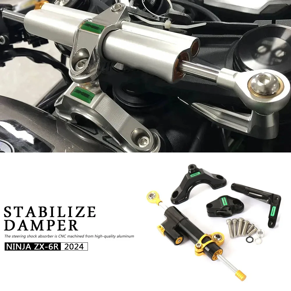 2024 Motorcycle Accessories Steering Stabilize Damper Bracket Kit For Kawasaki Ninja ZX-6R ZX 6R ZX6R
2024 Motorcycle Accessories Steering Stabilize Damper Bracket Kit For Kawasaki Ninja ZX-6R ZX 6R ZX6R