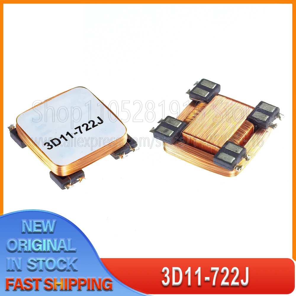 5pcs/lot 3D11-722J 3-axis PKE induction receiving antenna SMD3D11 3D11 low frequency three-dimensional 125K inductor
5pcs/lot 3D11-722J 3-axis PKE induction receiving antenna SMD3D11 3D11 low frequency three-dimensional 125K inductor