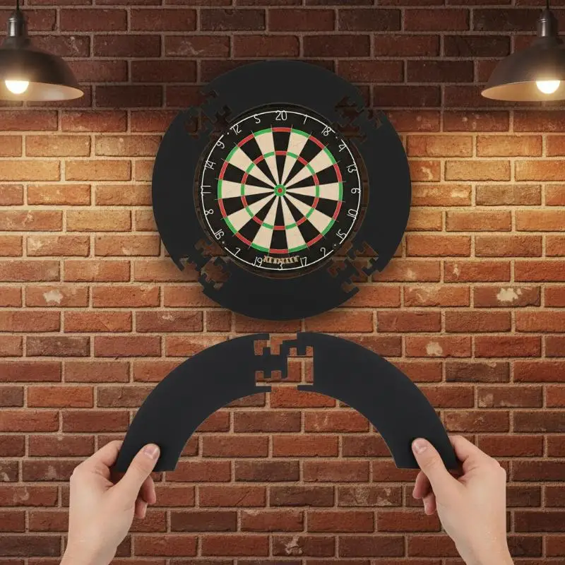 18in EVA Dartboard Jigsaw Surround 4Pcs Protect Ring Removable Easy Install for Darts Practice Corners Home
18in EVA Dartboard Jigsaw Surround 4Pcs Protect Ring Removable Easy Install for Darts Practice Corners Home