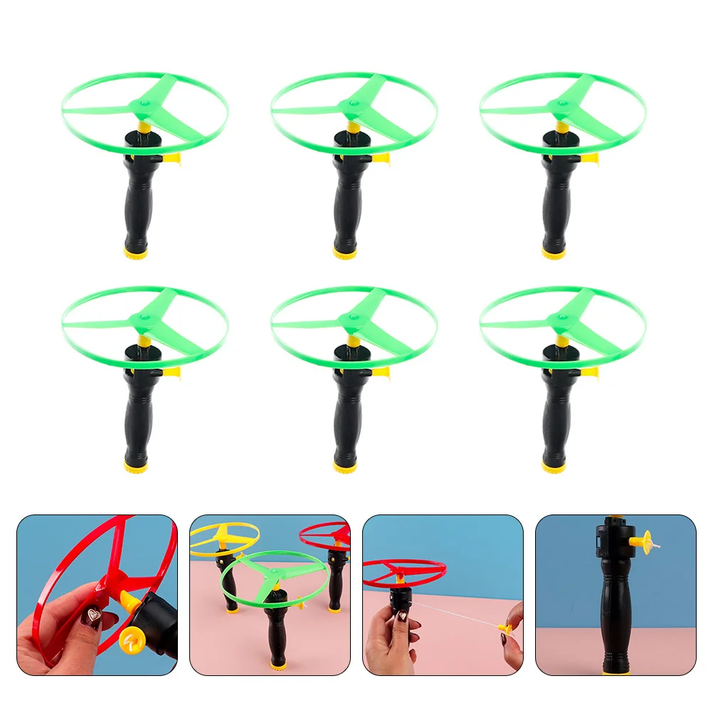 6Pcs Pull String Flying Saucer Outdoor Fun Fly Playthings Lightweight Durable Pull String Flying Saucer
6Pcs Pull String Flying Saucer Outdoor Fun Fly Playthings Lightweight Durable Pull String Flying Saucer